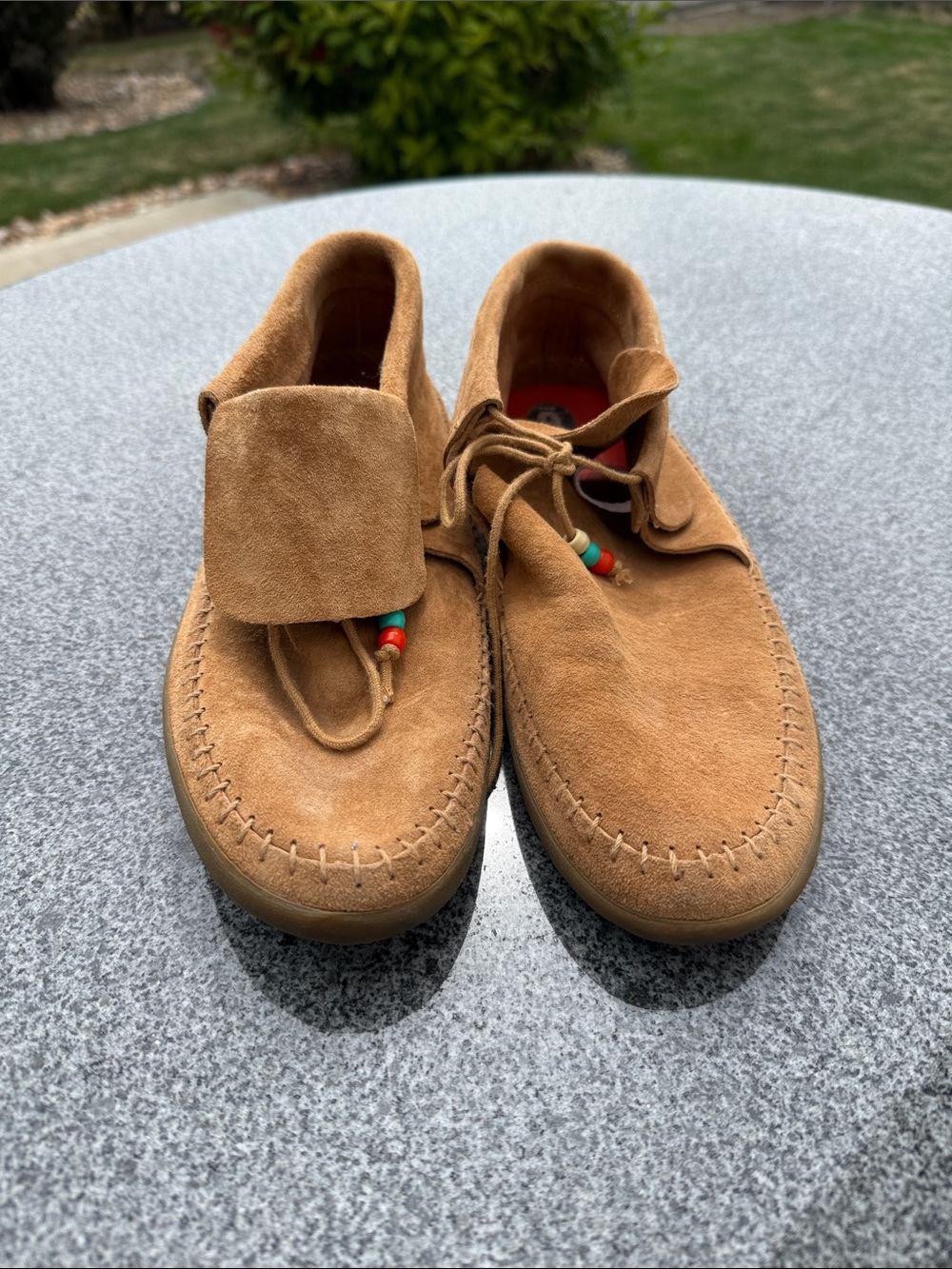 Women’s Suede Casual Moccasin Slip-On in Tan